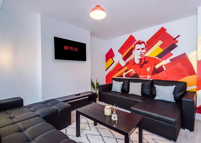 Liverpool Football Apartment, Anfield, Lfc Club Theme, Free Wifi, Free On-Street Parking